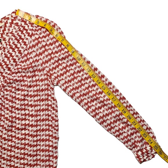 Maeve Anthropologie | Women | Avignon Scotty Dog Print Button Front Blouse | XS - Picture 7 of 11